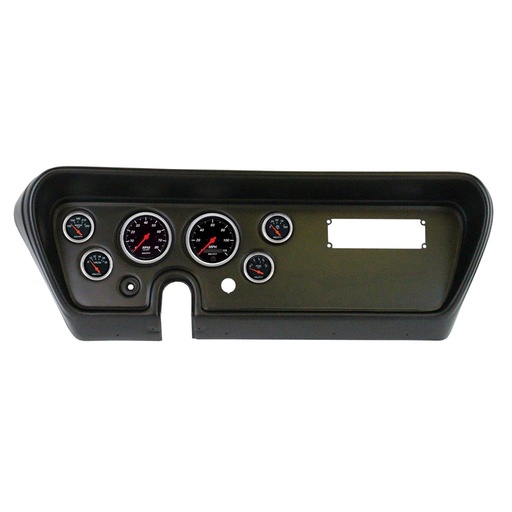 [ATM-2111-06] AutoMeter GAUGE KIT, 6 PC, (3 3/8" X2, 2 1/16" X4), PONTIAC GTO 66, DESIGNER BLACK