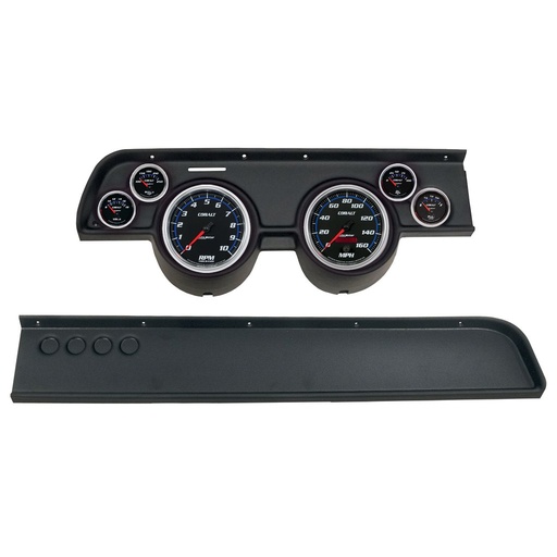 [ATM-2114-05] AutoMeter GAUGE KIT, 6 PC, (5" X2, 2 1/16" X4), MERC COUGAR NO AC 67-68, COBALT