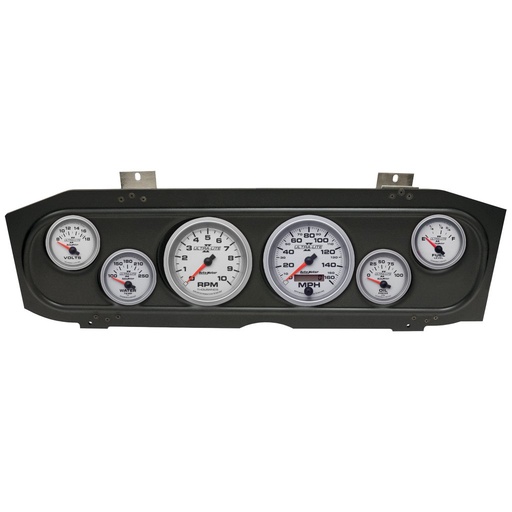 [ATM-2913-14] AutoMeter GAUGE KIT, 6 PC, (3 3/8" X2, 2 1/16" X4), MERC COUGAR 69-70, ULTRA-LITE II