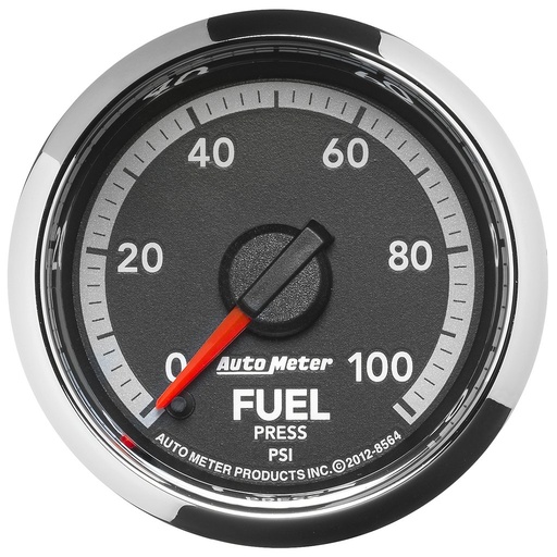 [ATM-8564] AutoMeter 2-1/16" FUEL PRESSURE, 0-100 PSI, STEPPER MOTOR, GEN 4 DODGE FACTORY MATCH