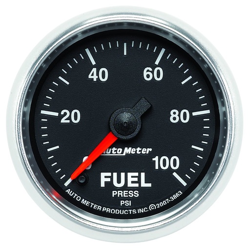 [ATM-3863] AutoMeter 2-1/16" FUEL PRESSURE, 0-100 PSI, STEPPER MOTOR, GS