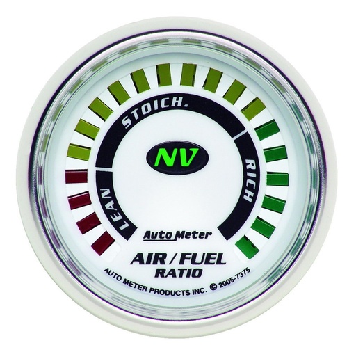 [ATM-7375] AutoMeter 2-1/16" NARROWBAND AIR/FUEL RATIO, LEAN-RICH, NV