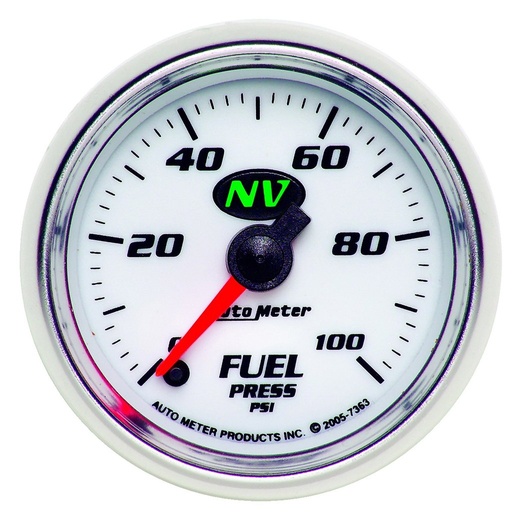 [ATM-7363] AutoMeter 2-1/16" FUEL PRESSURE, 0-100 PSI, STEPPER MOTOR, NV