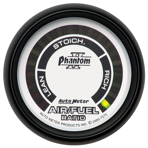 [ATM-7575] AutoMeter 2-1/16" NARROWBAND AIR/FUEL RATIO, LEAN-RICH, PHANTOM II