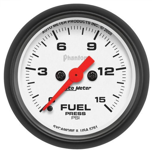 [ATM-5761] AutoMeter 2-1/16" FUEL PRESSURE, 0-15 PSI, STEPPER MOTOR, PHANTOM