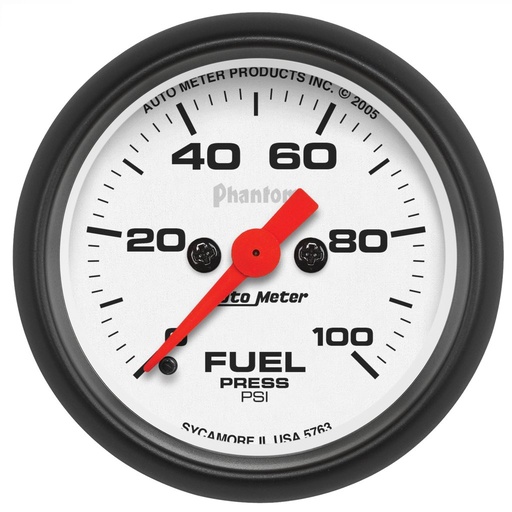[ATM-5763] AutoMeter 2-1/16" FUEL PRESSURE, 0-100 PSI, STEPPER MOTOR, PHANTOM
