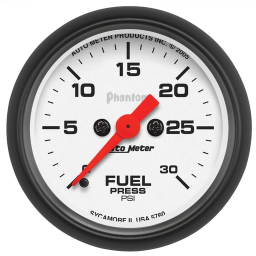 [ATM-5760] AutoMeter 2-1/16" FUEL PRESSURE, 0-30 PSI, STEPPER MOTOR, PHANTOM