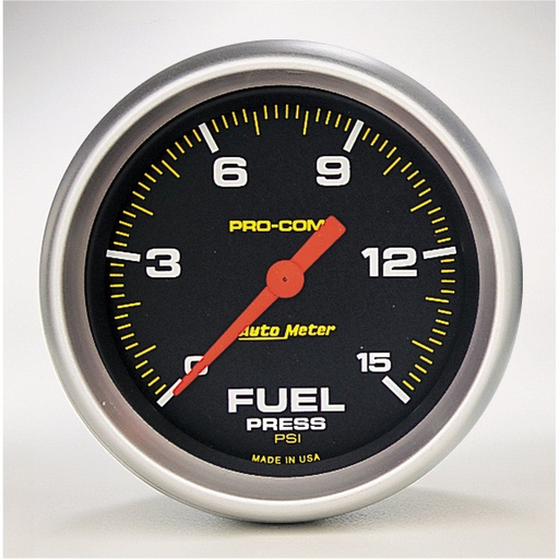 [ATM-5461] AutoMeter 2-5/8" FUEL PRESSURE, 0-15 PSI, STEPPER MOTOR, PRO-COMP