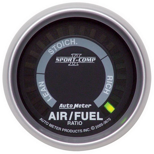 [ATM-3675] AutoMeter 2-1/16" NARROWBAND AIR/FUEL RATIO, LEAN-RICH, SPORT-COMP II