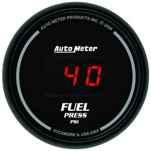 [ATM-6363] AutoMeter 2-1/16" FUEL PRESSURE, 5-100 PSI, SPORT-COMP DIGITAL