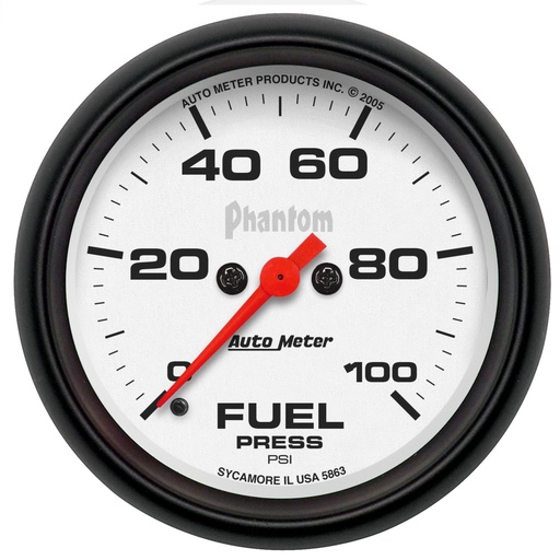 [ATM-5863] AutoMeter 2-5/8" FUEL PRESSURE, 0-100 PSI, STEPPER MOTOR, PHANTOM