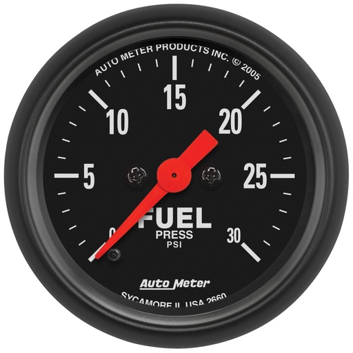 [ATM-2660] AutoMeter 2-1/16" FUEL PRESSURE, 0-30 PSI, STEPPER MOTOR, Z-SERIES