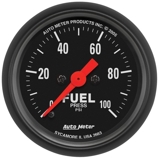 [ATM-2663] AutoMeter 2-1/16" FUEL PRESSURE, 0-100 PSI, STEPPER MOTOR, Z-SERIES