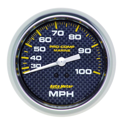 [ATM-200754-40] AutoMeter 3-3/8" MECHANICAL SPEEDOMETER, 0-100 MPH, MARINE CARBON FIBER