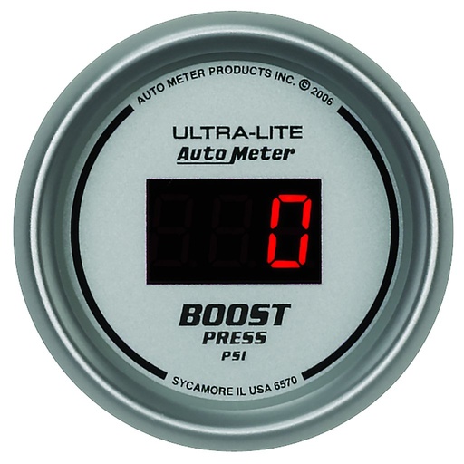 [ATM-6570] AutoMeter 2-1/16" BOOST, 5-60 PSI, ULTRA-LITE DIGITAL