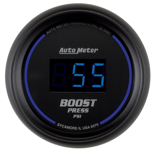 [ATM-6970] AutoMeter 2-1/16" BOOST, 5-60 PSI, COBALT DIGITAL