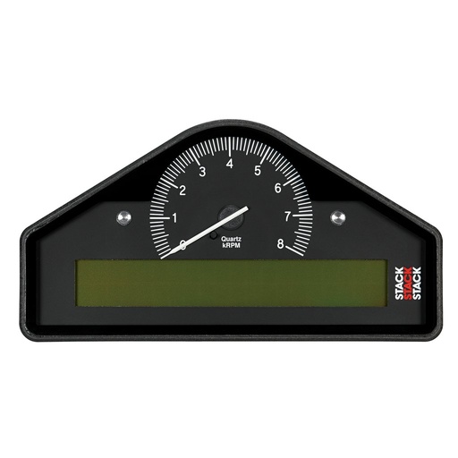 [ATM-ST8100-A-UK] AutoMeter RACE DISPLAY, PRE-CONFIGURED, BLACK, 0-8K RPM (PSI, DEG. C, MPH)