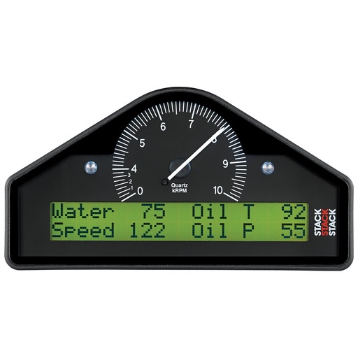 [ATM-ST8100-F-UK] AutoMeter RACE DISPLAY, PRE-CONFIGURED, BLACK, 0-4-10K RPM (PSI, DEG. C, MPH)