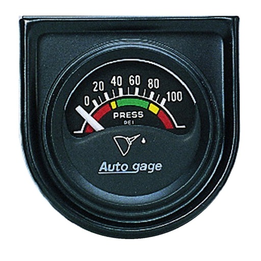 [ATM-2354] AutoMeter 1-1/2" OIL PRESSURE, 0-100 PSI, AIR-CORE, SHORT SWEEP, AUTO GAGE