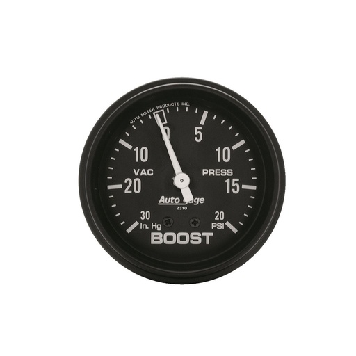 [ATM-2310] AutoMeter 2-5/8" BOOST/VACUUM, 30 IN HG/20 PSI, MECHANICAL, FULL SWEEP, AUTO GAGE