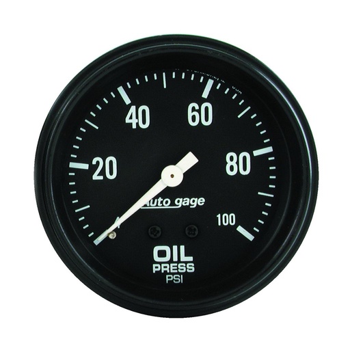 [ATM-2312] AutoMeter 2-5/8" OIL PRESSURE, 0-100 PSI, MECHANICAL, FULL SWEEP, AUTO GAGE