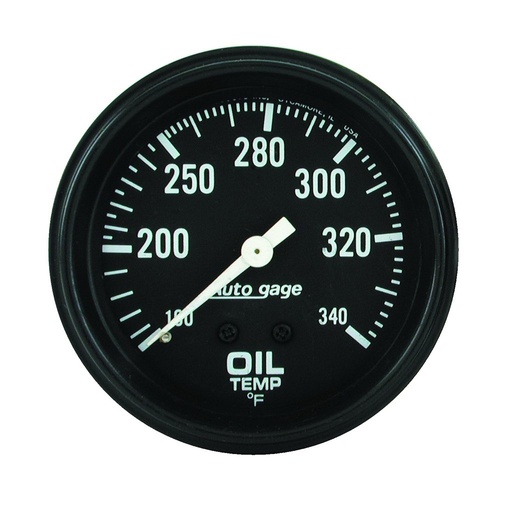 [ATM-2314] AutoMeter 2-5/8" OIL TEMPERATURE, 100-340 °F, 6 FT., MECHANICAL, FULL SWEEP, AUTO GAGE