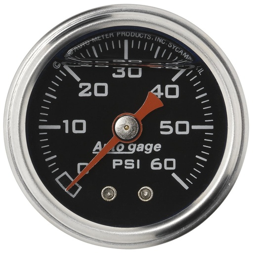 [ATM-2173] AutoMeter 1-1/2" PRESSURE, 0-60 PSI, MECHANICAL, BLACK