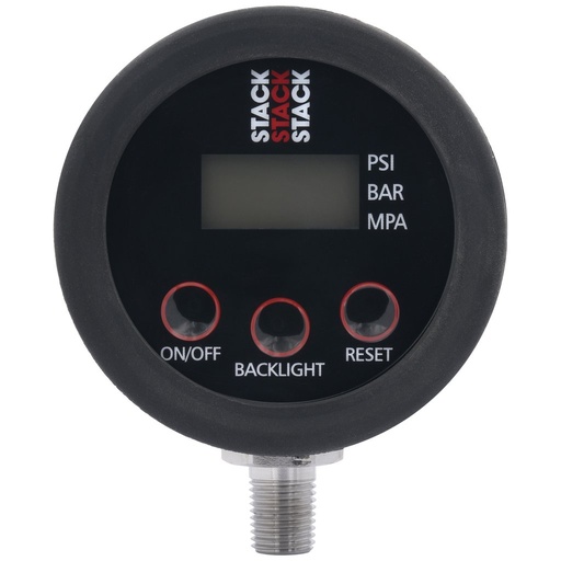 [ATM-ST262167] AutoMeter GAUGE HEAD ONLY, TIRE PRESS, 50 PSI / 3.45 BAR, PRECISION DIGITAL, BACKLIT W/ MEM