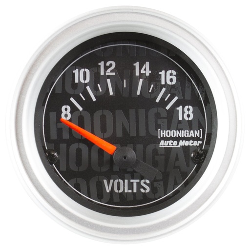 [ATM-4391-09000] AutoMeter 2-1/16" VOLTMETER, 8-18V, AIR-CORE, ELEC, HOONIGAN