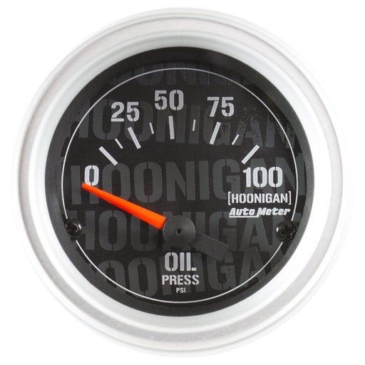 [ATM-4327-09000] AutoMeter 2-1/16" OIL PRESSURE, 100 PSI, ELECTRIC, HOONIGAN