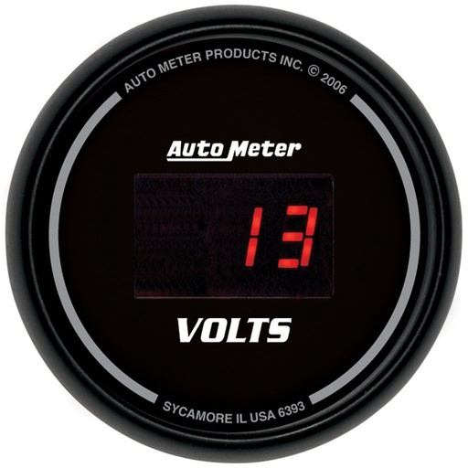 [ATM-6393] AutoMeter 2-1/16" VOLTMETER, 8-18V, SPORT-COMP DIGITAL