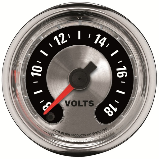 [ATM-1282] AutoMeter 2-1/16" VOLTMETER, 8-18V, DIGITAL STEPPER MOTOR, AMERICAN MUSCLE