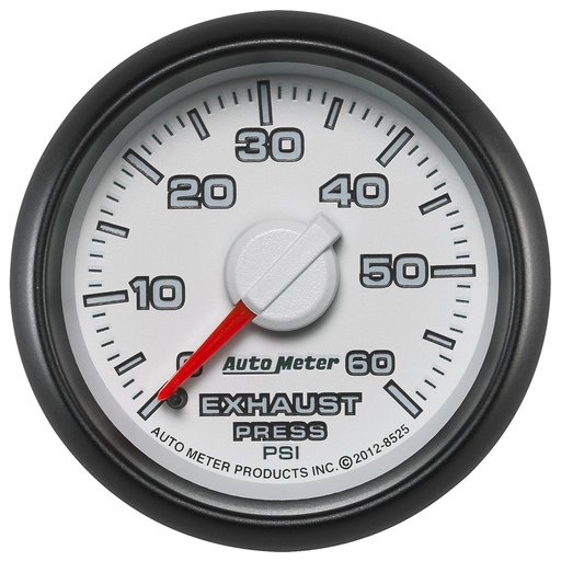 [ATM-8525] AutoMeter 2-1/16" EXHAUST PRESSURE, 0-60 PSI, MECHANICAL, GEN 3 DODGE FACTORY MATCH