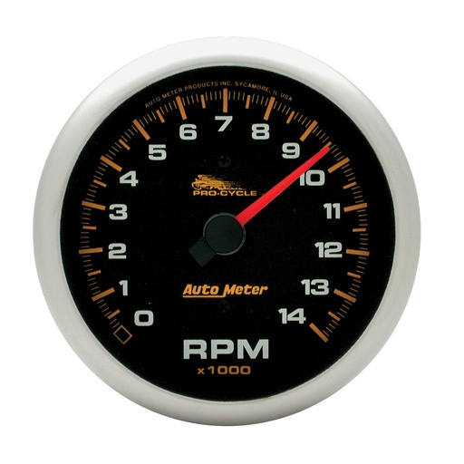 [ATM-19231] AutoMeter 3-3/4" TACHOMETER, 0-14,000 RPM, BLACK, PRO-CYCLE