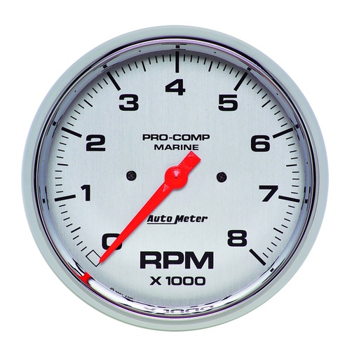 [ATM-200797-35] AutoMeter 5" IN-DASH tachometer, 0-8,000 RPM, MARINE CHROME