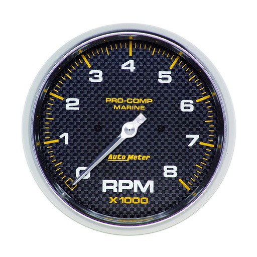 [ATM-200797-40] AutoMeter 5" IN-DASH tachometer, 0-8,000 RPM, MARINE CARBON FIBER