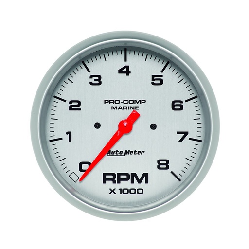 [ATM-200797-33] AutoMeter 5" IN-DASH tachometer, 0-8,000 RPM, MARINE SILVER