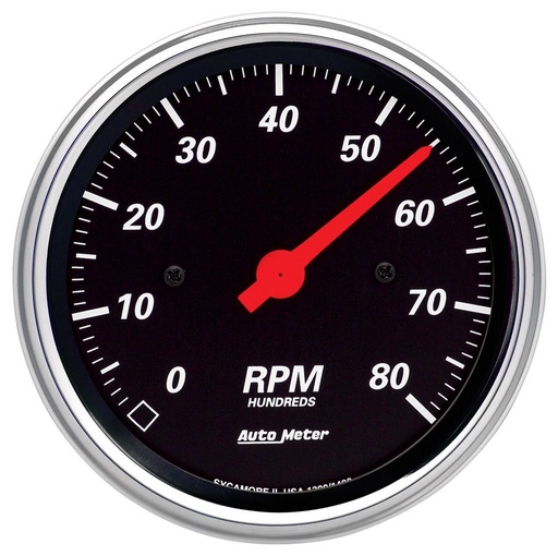 [ATM-1490] AutoMeter 3-3/8" IN-DASH tachometer, 0-8,000 RPM, DESIGNER BLACK