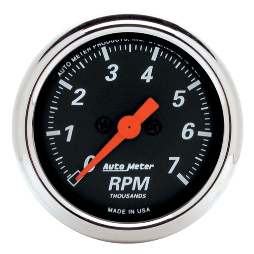 [ATM-1477] AutoMeter 2-1/16" IN-DASH tachometer, 0-7,000 RPM, DESIGNER BLACK