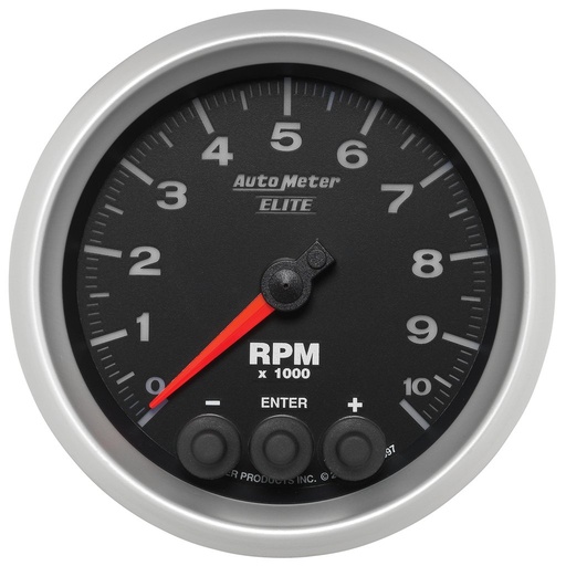 [ATM-5697] AutoMeter 3-3/8" IN-DASH tachometer, 0-10,000 RPM, ELITE