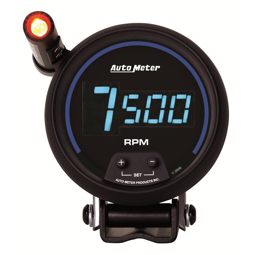 [ATM-6999] AutoMeter 3-3/4" PEDESTAL tachometer, 0-10,000 RPM, COBALT DIGITAL