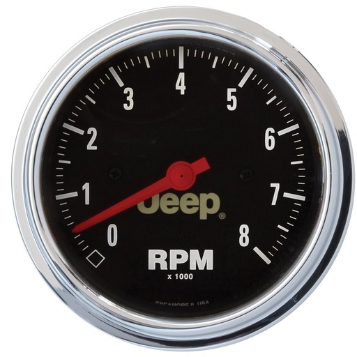 [ATM-880246] AutoMeter 3-3/8" IN-DASH tachometer, 0-8,000 RPM, JEEP