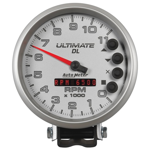 [ATM-6895] AutoMeter 5" tachometer, 0-11,000 RPM, PEDESTAL, ULTIMATE DL PLAYBACK, SILVER