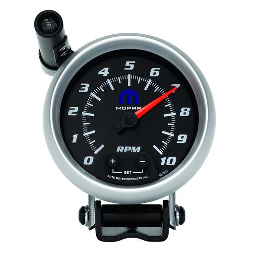 [ATM-880023] AutoMeter 3-3/4" PEDESTAL tachometer, 0-10,000 RPM, BLACK, MOPAR