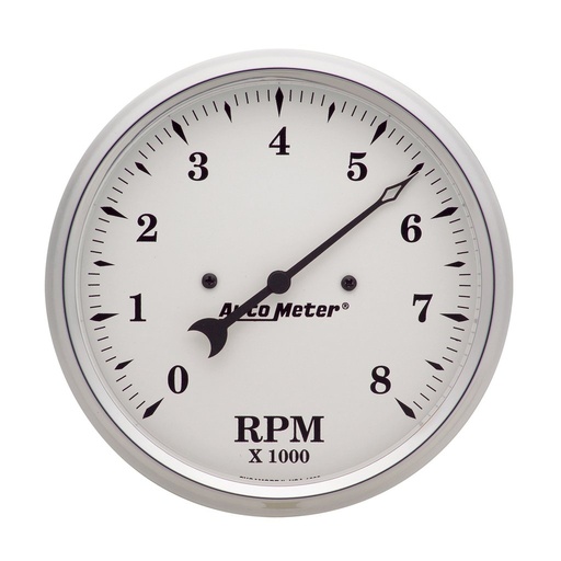 [ATM-1699] AutoMeter 5" IN-DASH tachometer, 0-8,000 RPM, OLD-TYME WHITE