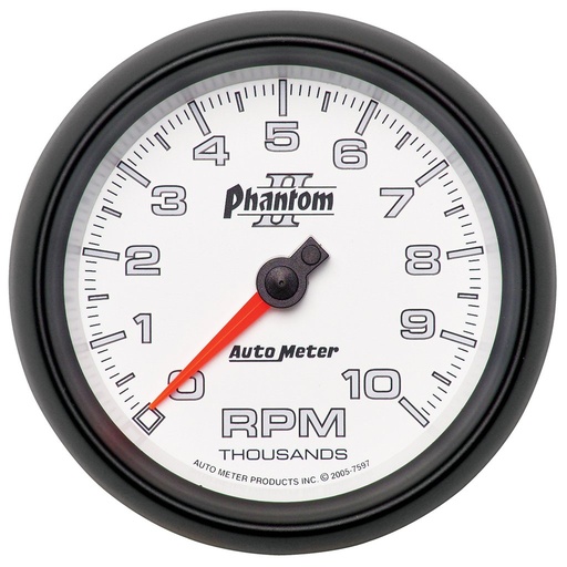 [ATM-7597] AutoMeter 3-3/8" IN-DASH tachometer, 0-10,000 RPM, PHANTOM II