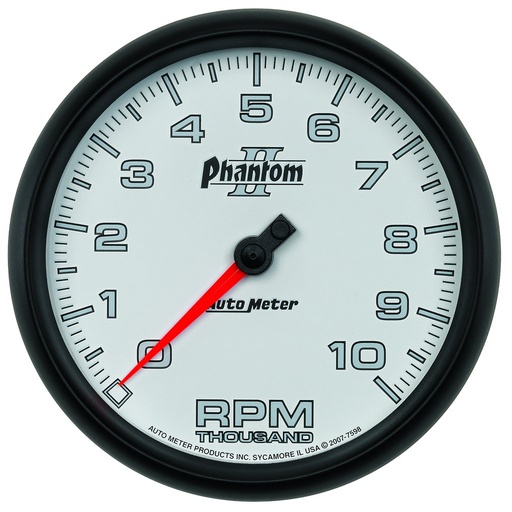 [ATM-7598] AutoMeter 5" IN-DASH tachometer, 0-10,000 RPM, PHANTOM II