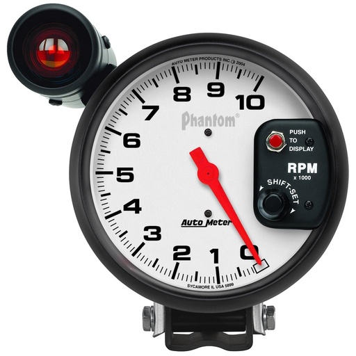 [ATM-5899] AutoMeter 5" PEDESTAL tachometer, 0-10,000 RPM, PHANTOM