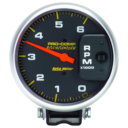 [ATM-6806] AutoMeter 5"TACHOMETER, 0-6,000 RPM DIESEL, PEDESTAL W/PEAK MEMORY, PRO-COMP