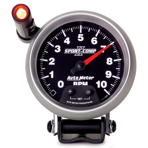 [ATM-3690] AutoMeter 3-3/4" PEDESTAL tachometer, 0-10,000 RPM, SPORT-COMP II